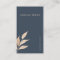 Minimalist Gold Foliage Business Card