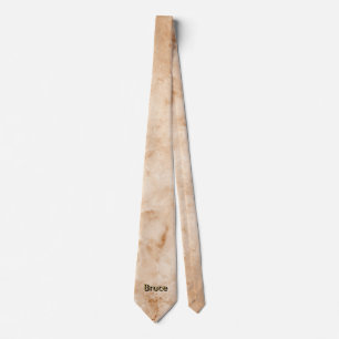 Minimalist Gold Marble Gold Monogram Tie