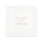 Minimalist Gold Wedding