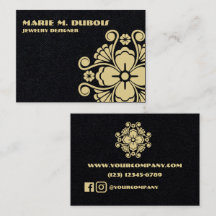 Minimalist Golden Flower