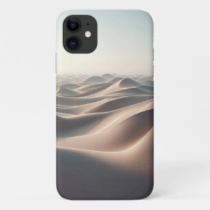 Minimalist Golden Sand Dunes Art Modern Aesthetic iPhone 11 Case
