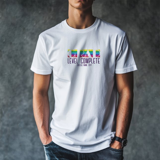 Minimalist graduation stripe pattern T-Shirt (Creator Uploaded)
