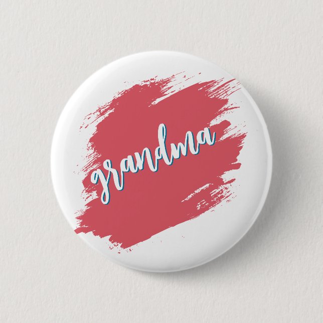 Minimalist grandma  2 inch round button (Front)