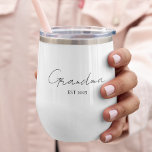 Minimalist Grandma EST 2025 | Personalized Gift<br><div class="desc">Celebrate the special moment she becomes a grandmother with the Minimalist Grandma EST 2025 collection — a timeless and elegant gift series designed for first-time grandmas. Featuring clean modern typography and customizable “EST” year, this collection includes mugs, T-shirts, pillows, espresso cups, tumblers, and more. Perfect for baby announcements, pregnancy reveals,...</div>