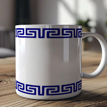 Minimalist Greek Pattern Customizable VI