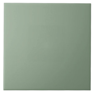 Minimalist Green Agate Square Plain Solid Colour Tile