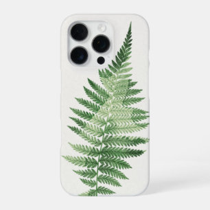 Minimalist Green Fern Botanical Illustration iPhone 16 Pro Case
