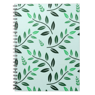 Minimalist Green Foliage Journal Botanical Nature