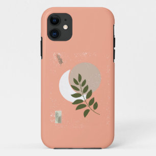 Minimalist Greenery Art iPhone 11 Case