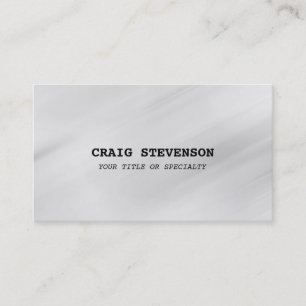 Minimalist Grey Background Charming Business Card