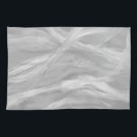 Minimalist Grey Brushstrokes Abstract Art Kitchen Towel<br><div class="desc">Decorate your kitchen with this cool abstract art towel. Makes a great housewarming or wedding gift! 
You can customize it and add text too.
Check my shop for lots more colours and patterns!</div>