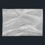 Minimalist Grey Brushstrokes Abstract Art Kitchen Towel<br><div class="desc">Decorate your kitchen with this cool abstract art towel. Makes a great housewarming or wedding gift! 
You can customize it and add text too.
Check my shop for lots more colours and patterns!</div>