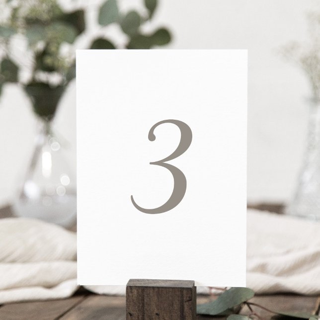 Minimalist Grey Colour Table Number 3 (Creator Uploaded)