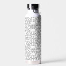 Minimalist Grey Floral Pattern