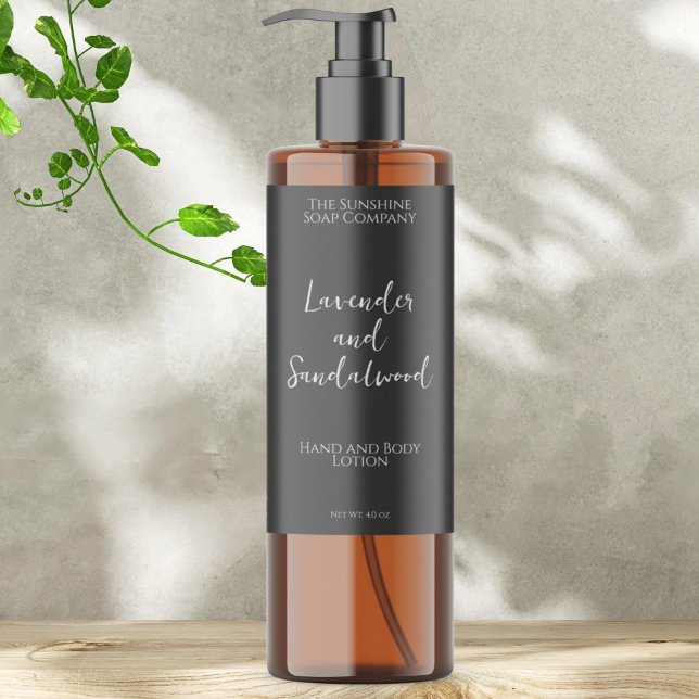 Minimalist grey waterproof cosmetics bottle label (Creator Uploaded)