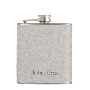 Minimalist Groomsmen Gifts put your Name Hip Flask