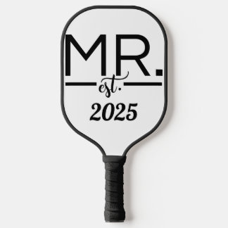 Minimalist Groomsmen Pickleball Paddle
