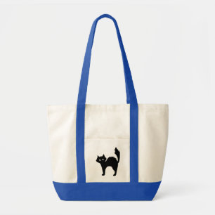 Minimalist Grumpy Cat Tote – Funny Grumpy Cat Gift Bag