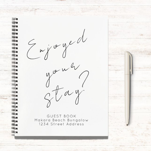 Minimalist Guest Feedback Guest Book (Creator Uploaded)