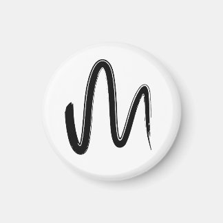 Minimalist Hand Drawn Seamless Pattern Graphic Art Magnet