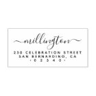 Minimalist Hand-written Family Name Return Address