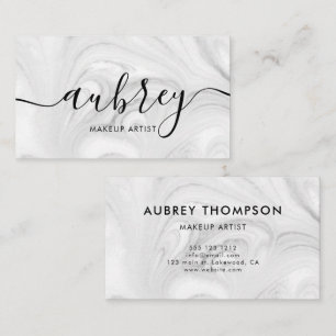 Minimalist Handwritten Calligraphy Custom Business Card