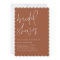 Minimalist Handwritten Terracotta Bridal Shower