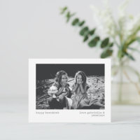 Minimalist Hanukkah Retro Custom Photo