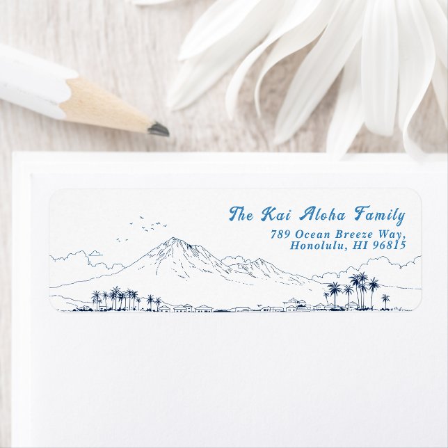 Minimalist Hawaii Mountain Return Customizable (Creator Uploaded)