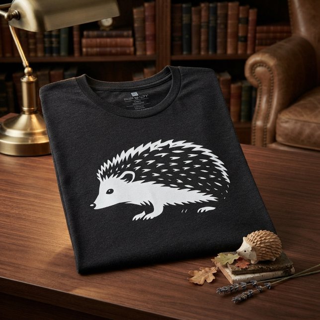Minimalist Hedgehog Walk Tri-Blend Shirt (Creator Uploaded)