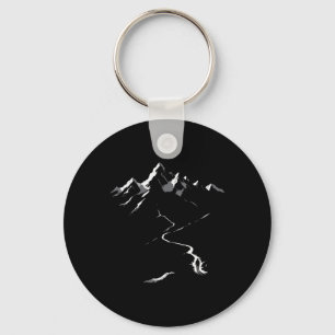 Minimalist Hiking Mountain Climbing Simple Hiker Keychain