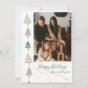 Minimalist Holiday Card