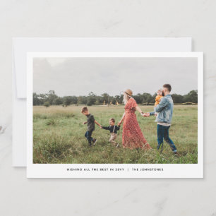 Minimalist Holiday Photo Cards