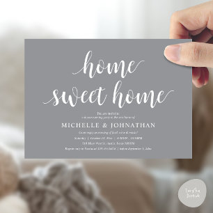 Minimalist Home Sweet Home Housewarming Party Invitation