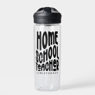 Minimalist Homeschool Teacher Water Bottle