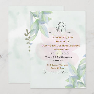 Minimalist Housewarming Invitation