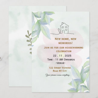 Minimalist Housewarming Invitation