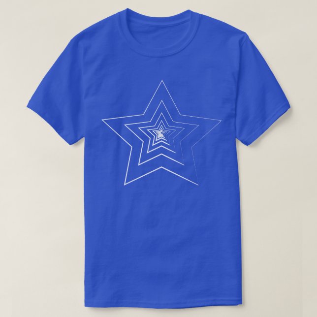 Minimalist Infinite Stars T-Shirt (Design Front)