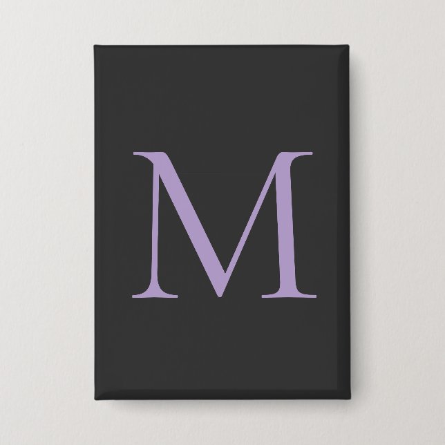 Minimalist Initial Letter Monogram Modern (Front)