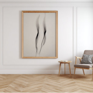 Minimalist Ink Abstract Wall Art for Modern Decor