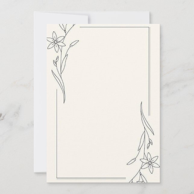 Minimalist Invitation (Front)