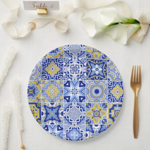 Minimalist Ivory Wedding  Paper Plate