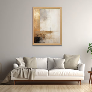 Minimalist Japandi Art, Neutral Print