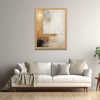 Minimalist Japandi Art, Neutral Print