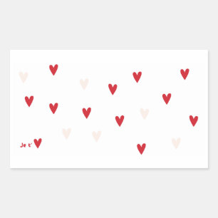 Minimalist “Je t’❤️” Mug Sticker