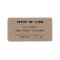Minimalist Kraft Candle Labels