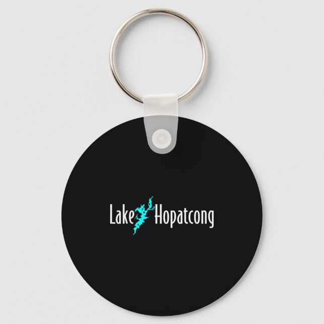 Minimalist Lake Hopatcong - New Jersey  Keychain (Front)