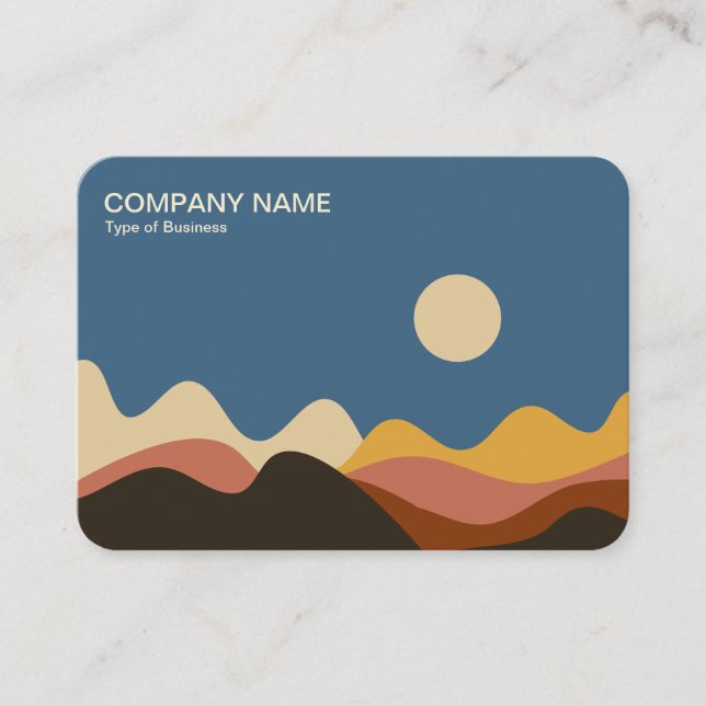 Minimalist Landscape 170723 v3 Business Card (Front)