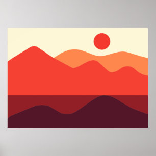 Minimalist Landscape 190821(03) Poster