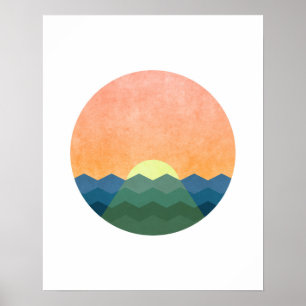 Minimalist Landscape Art Poster